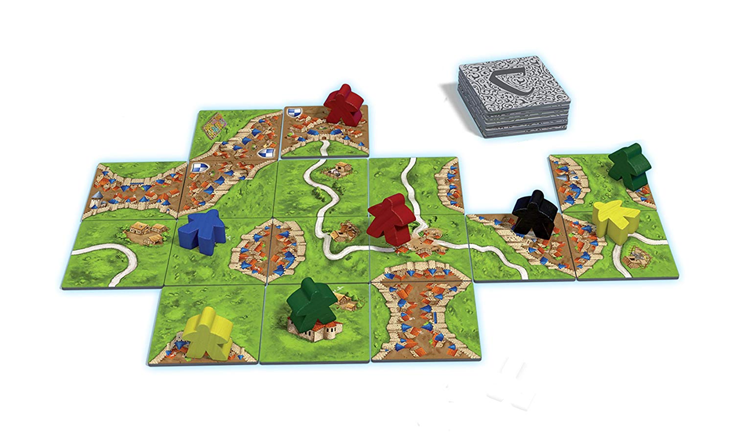 Z-Man Games UNBOX Now | Carcassonne Board Game | Board Game (BASE GAME) | Ages 7 and up | 2-5 Players | 45 Minutes Playing Time - Image 4