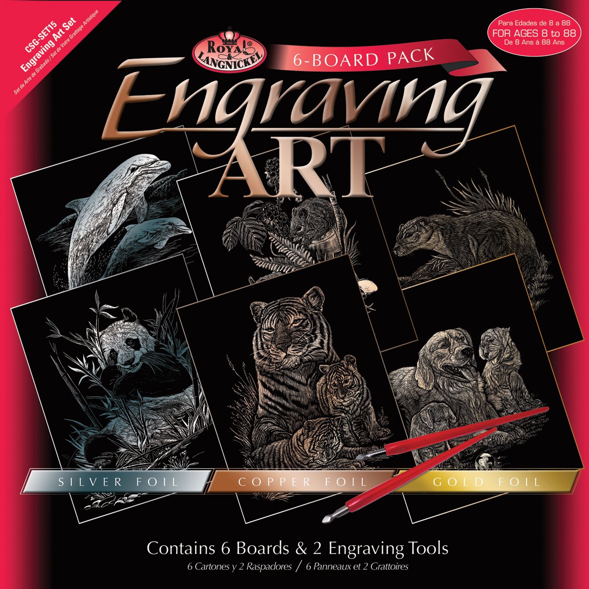 Royal & Langnickel CSGSET15 Engraving Art Box Set TopToy