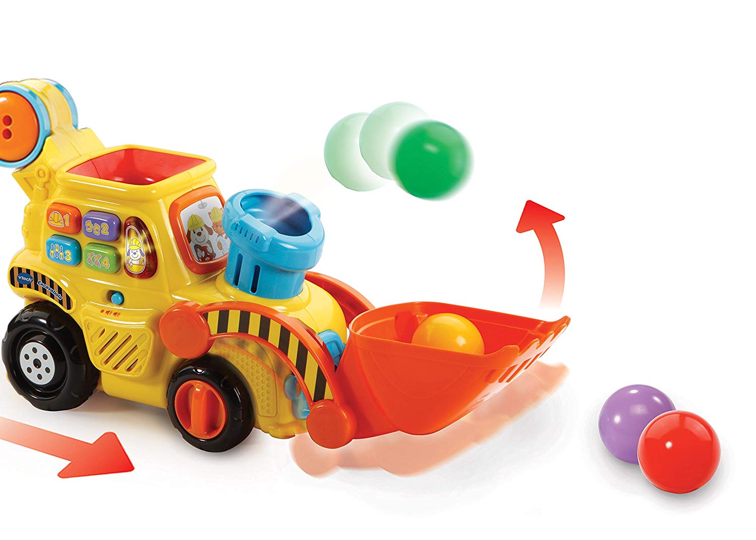 VTech Baby – excavabola, escavadora Interactive for Learning Through Educational Activities (VTech 3480 – 506022) - Image 3