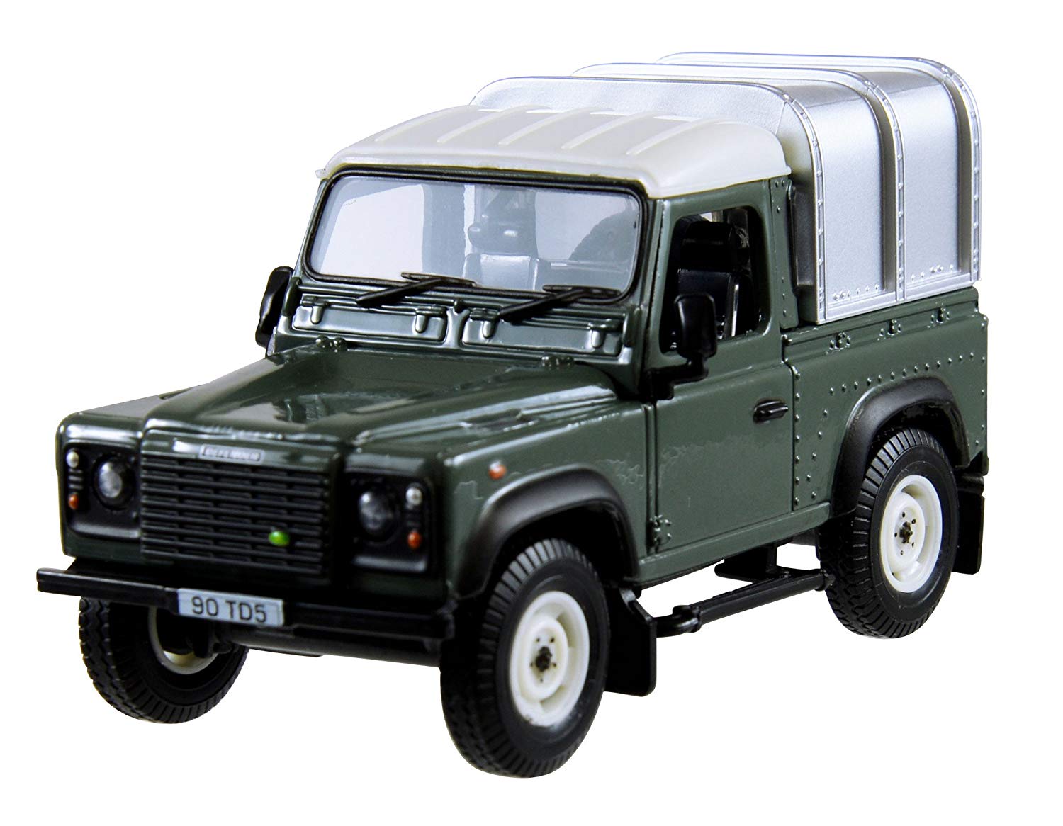 Britains 1:32 Green Land Rover Defender 90 with Canopy, Collectable Toy Car for Farm Set, Car Toys Compatible with 1:32 Scale Farm Animals and Toys, Suitable for Collectors & Children from 3 Years - Image 3