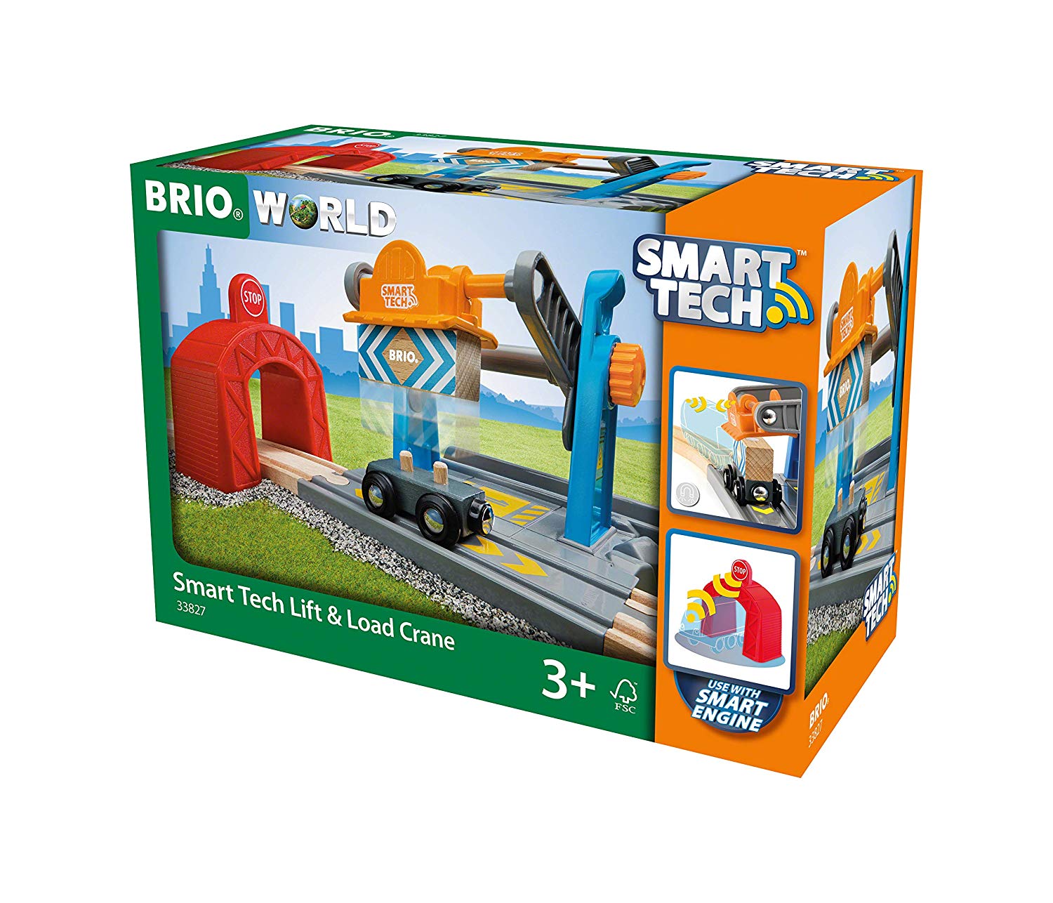 BRIO 33827 World Smart Tech Harbour Crane for Kids age 3 years and up compatible with all train sets, Multicoloured - Image 2