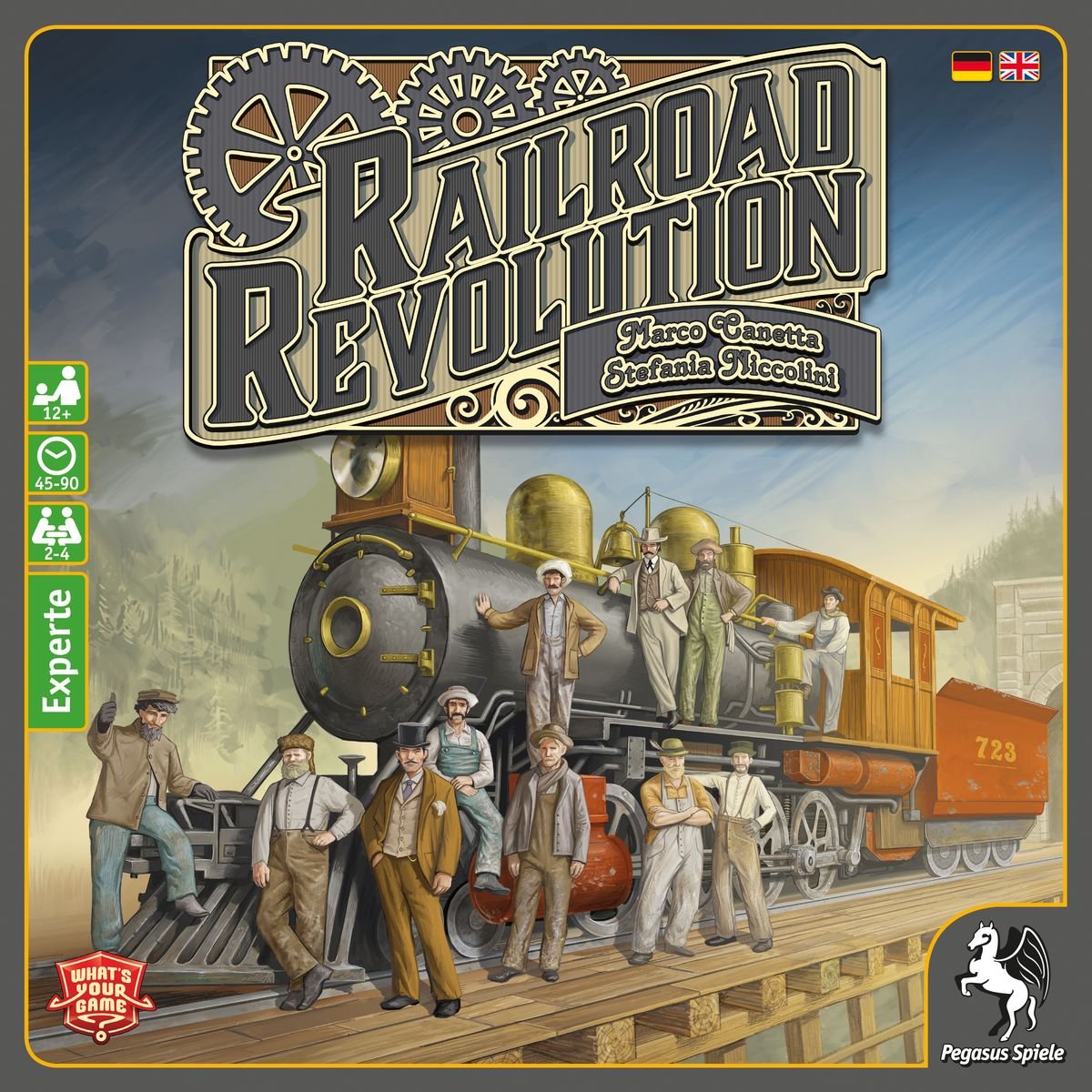 Pegasus Spiele 56020G Railroad Revolution Board Game - Image 2