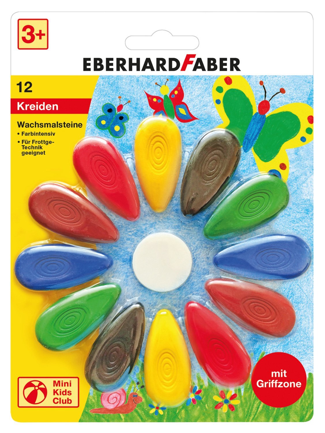 Eberhard Faber GmbH WAX CRAYONS BLISTER OF 12 – TopToy