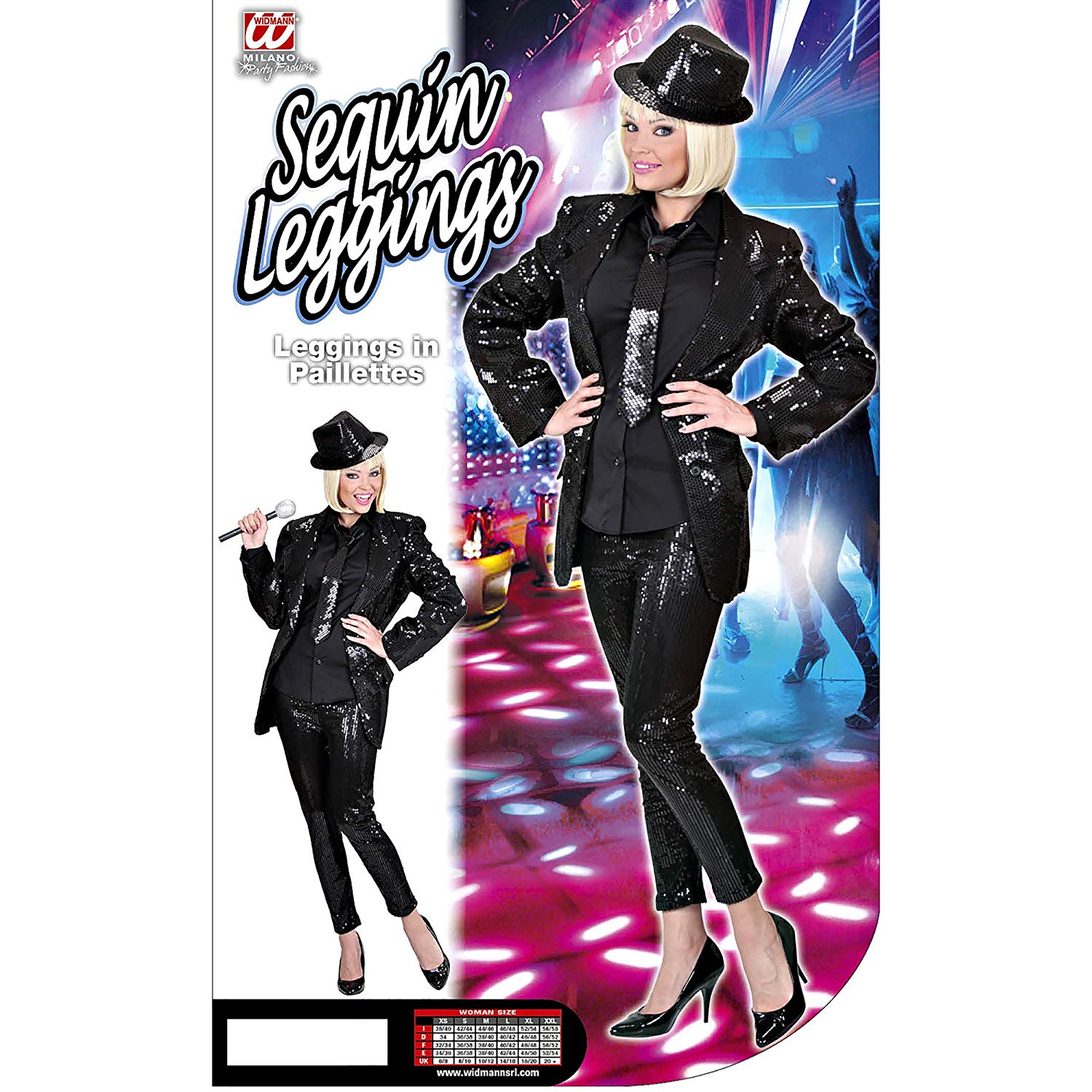 WIDMANN Sequin Leggings Adult - Image 2