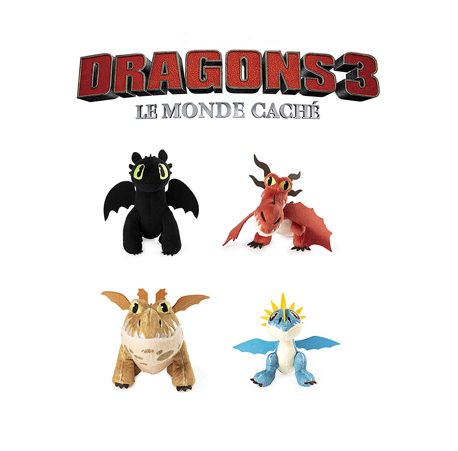 DreamWorks Dragons How To Train Your Dragon, 8 Inch Premium Plush, Red