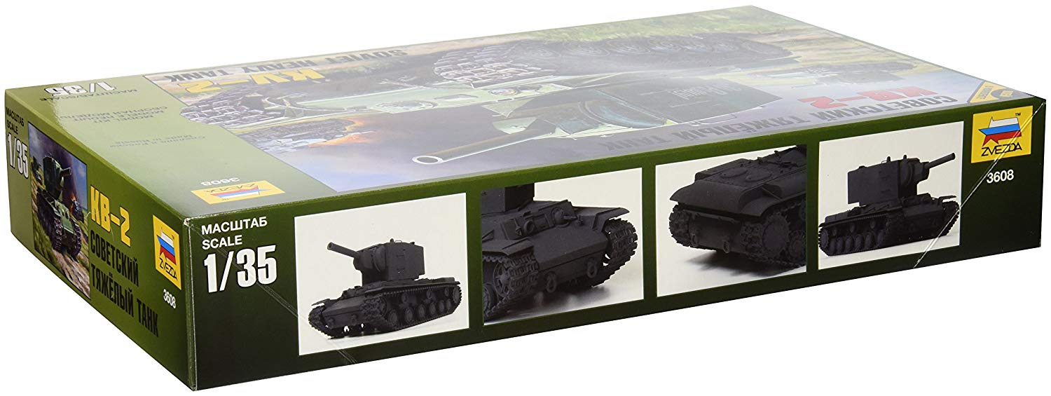 Zvezda 500783608 – 1: 35 WWII Russian Tank KV-2 Gigant - Image 2