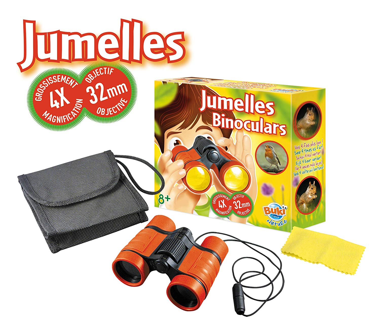 BUKI BN009 Binoculars 4 x 30 mm TopToy