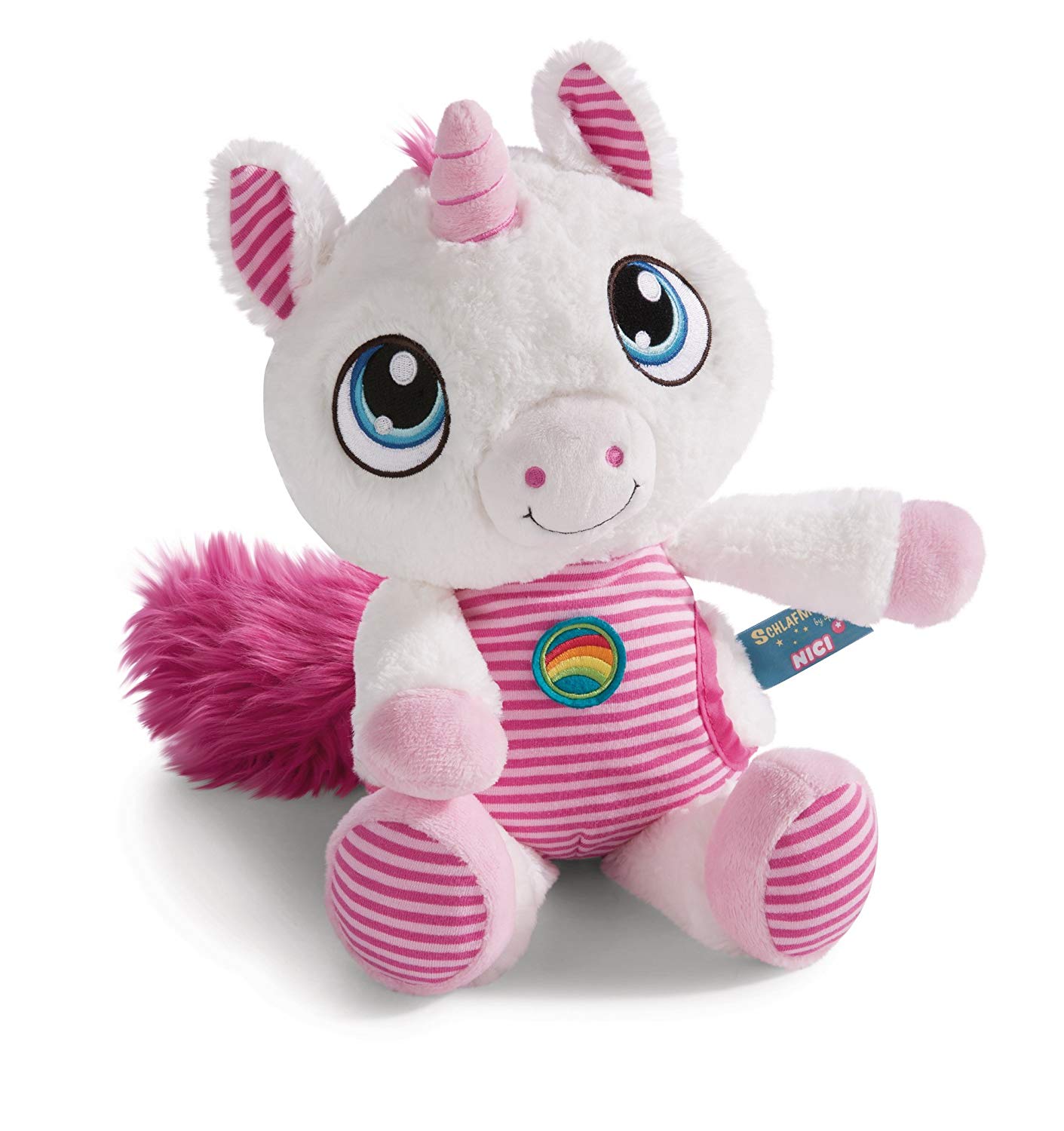 pink unicorn cuddly toy