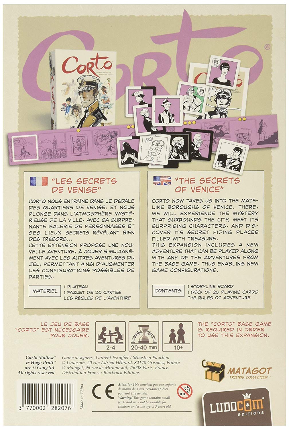 Matagot SAS MATSCOR2 Corto Venise Expansion Board Game TopToy