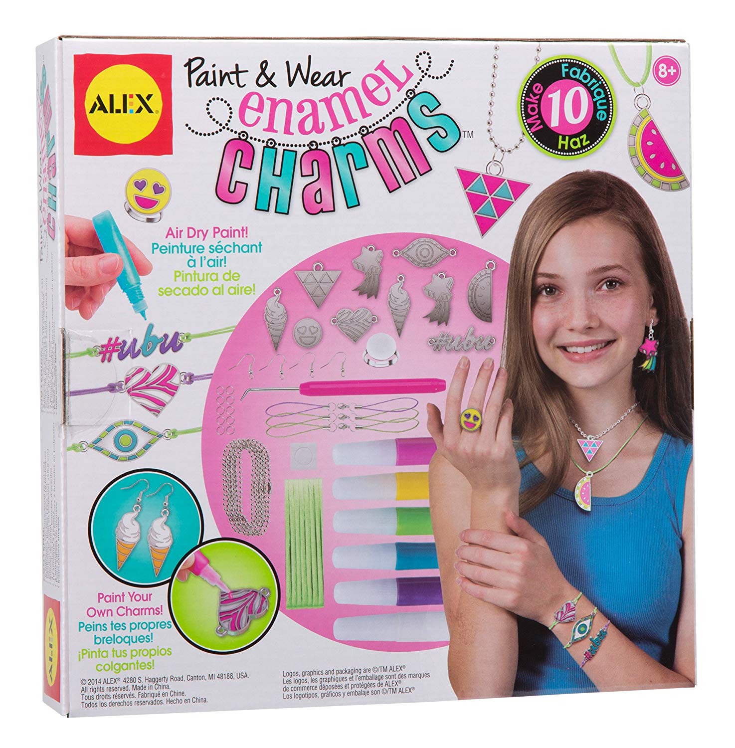 Alex Toys DoItYourself Wear Paint Enamel Charms Kit TopToy