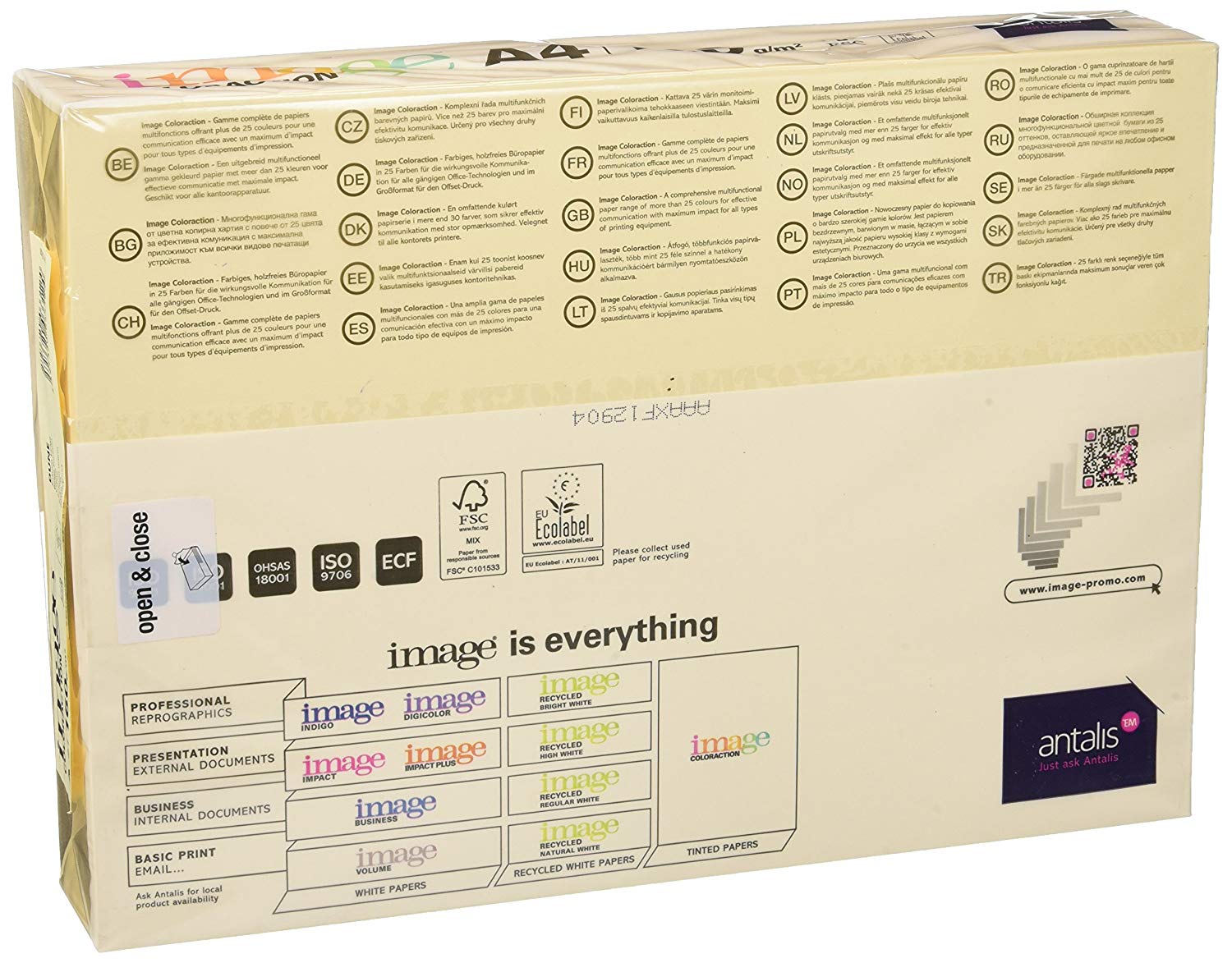 Coloraction Antalis 838A 160S 50 Copy Paper DIN A4 Dune Cream 160 g/m2 - Image 2