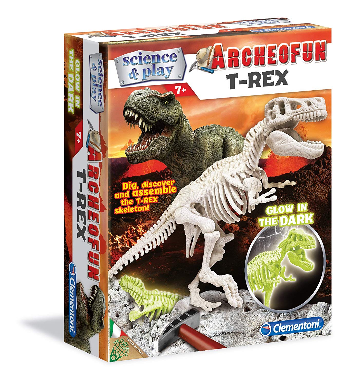 Archeofun T-rex Glow in The Dark - Clementoni 61243 for sale online