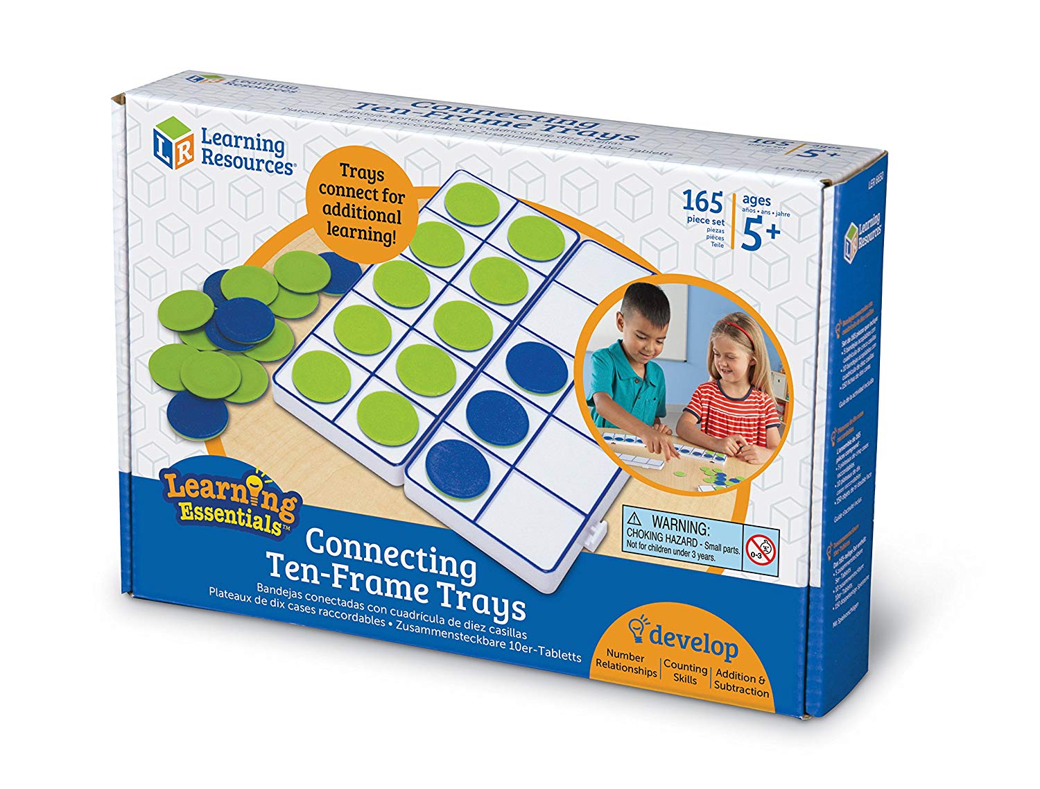 Learning Resources Connecting Ten-Frame Trays – TopToy