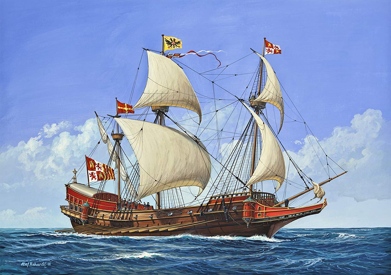 Revell 05899 Spanish Galleon Model Kit – TopToy