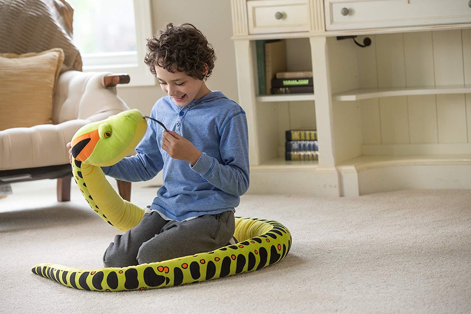 Wild Republic 21689 Serpiente Peluches Jumbo Plush Snake Anaconda, Soft Toy, 280 cm, Multi - Image 2