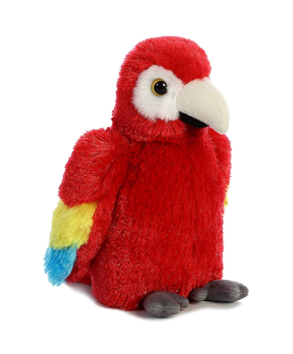 AURORA, 31738, Mini Flopsie Scarlet Macaw Parrot, 8In, Soft Toy, Red - Image 2