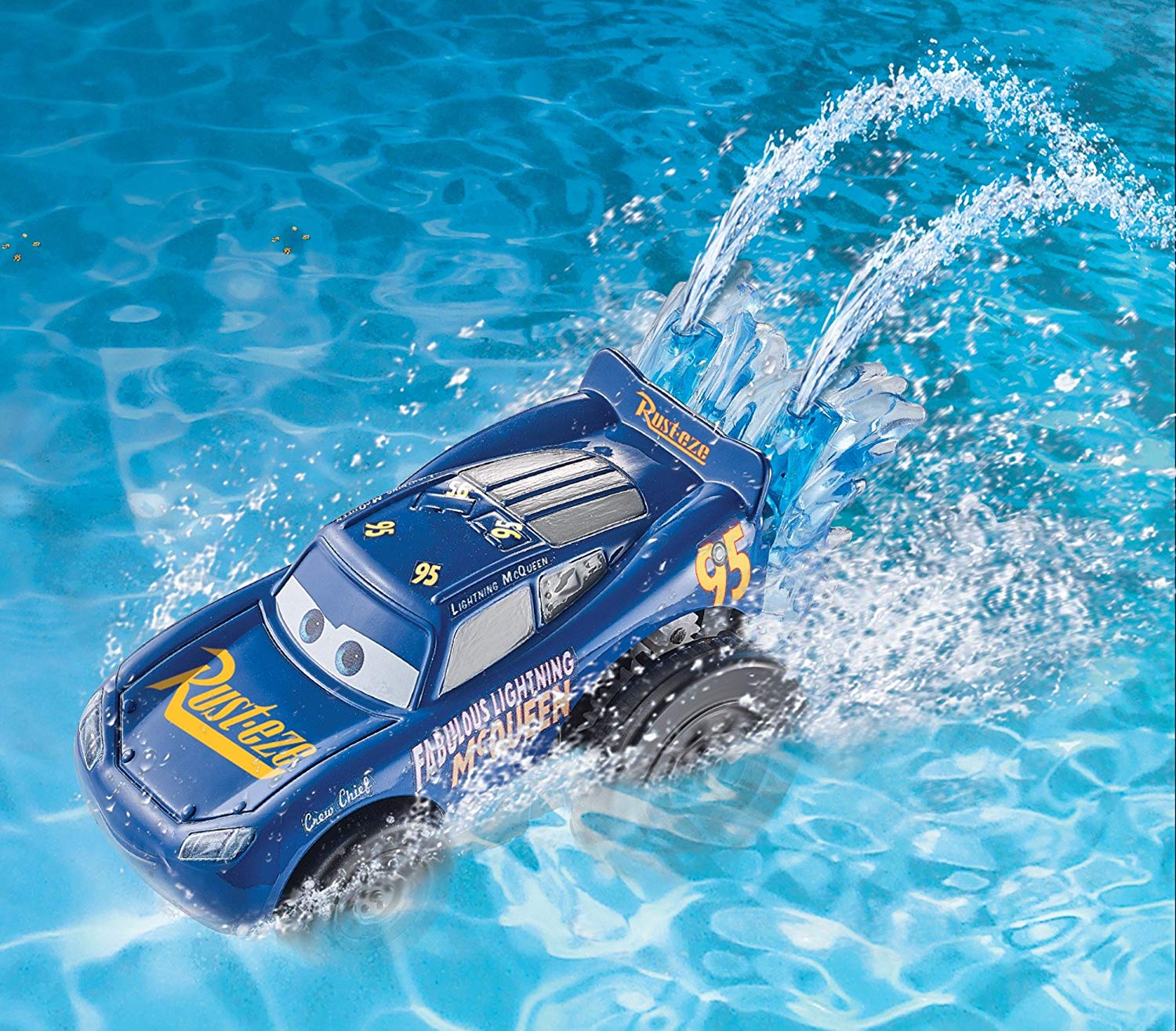 Disney Pixar Cars 3 Spash Racers Fabulous Lightning McQueen Vehicle