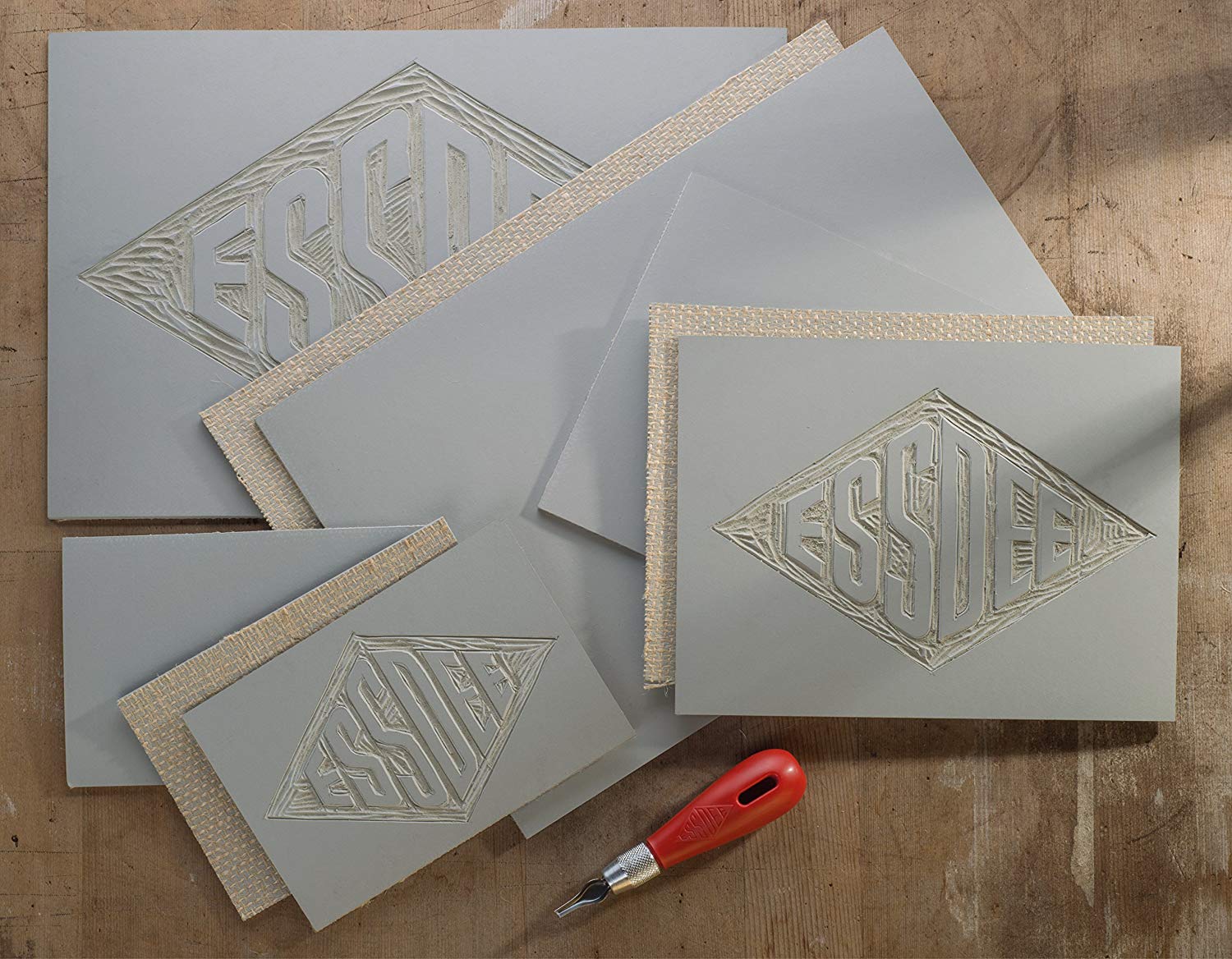 Essdee SelfAdhesive MasterCut Printing Stamps (For use with Lino