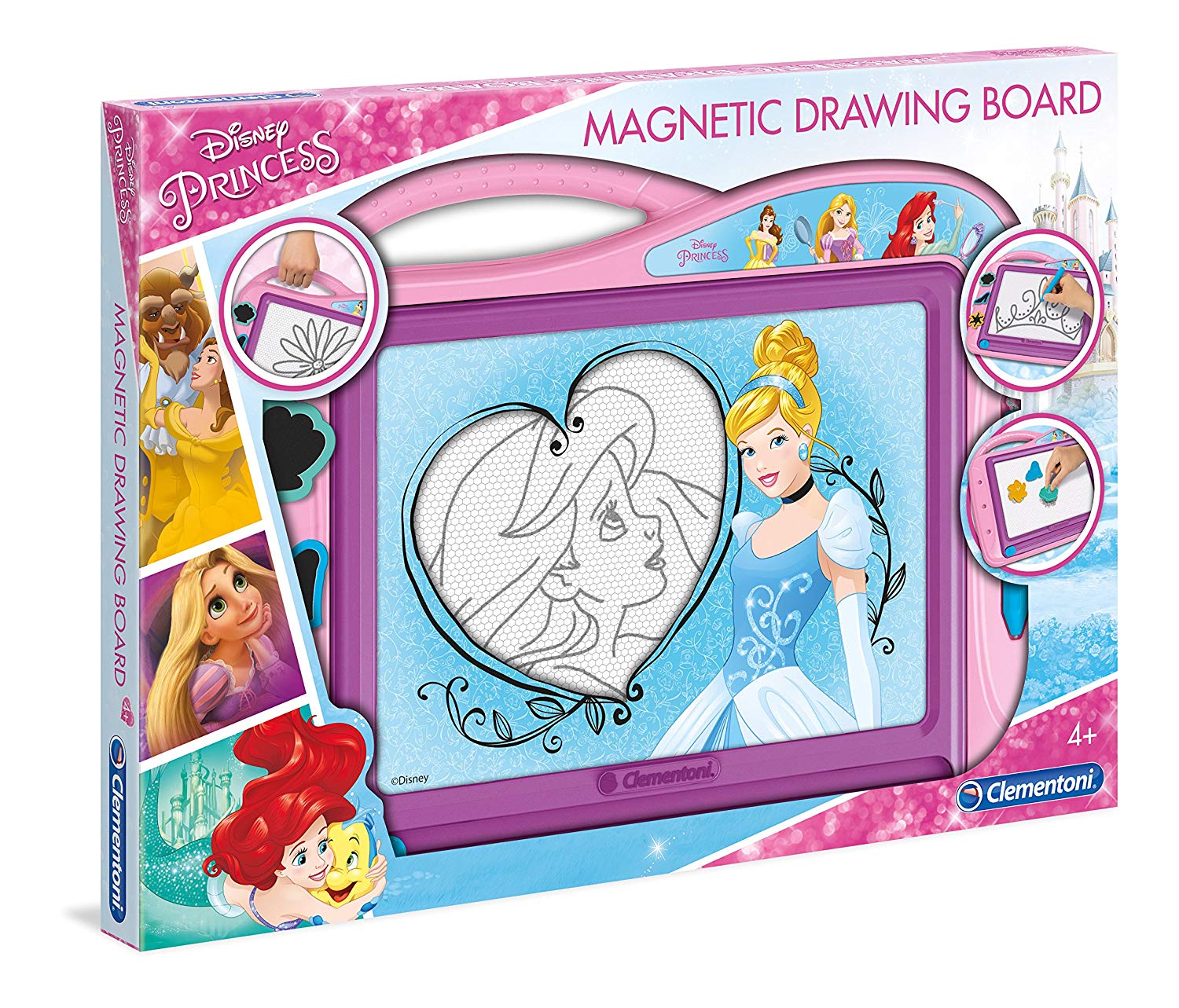 Clementoni 15165 Princess Magnetic Drawing Board - TopToy