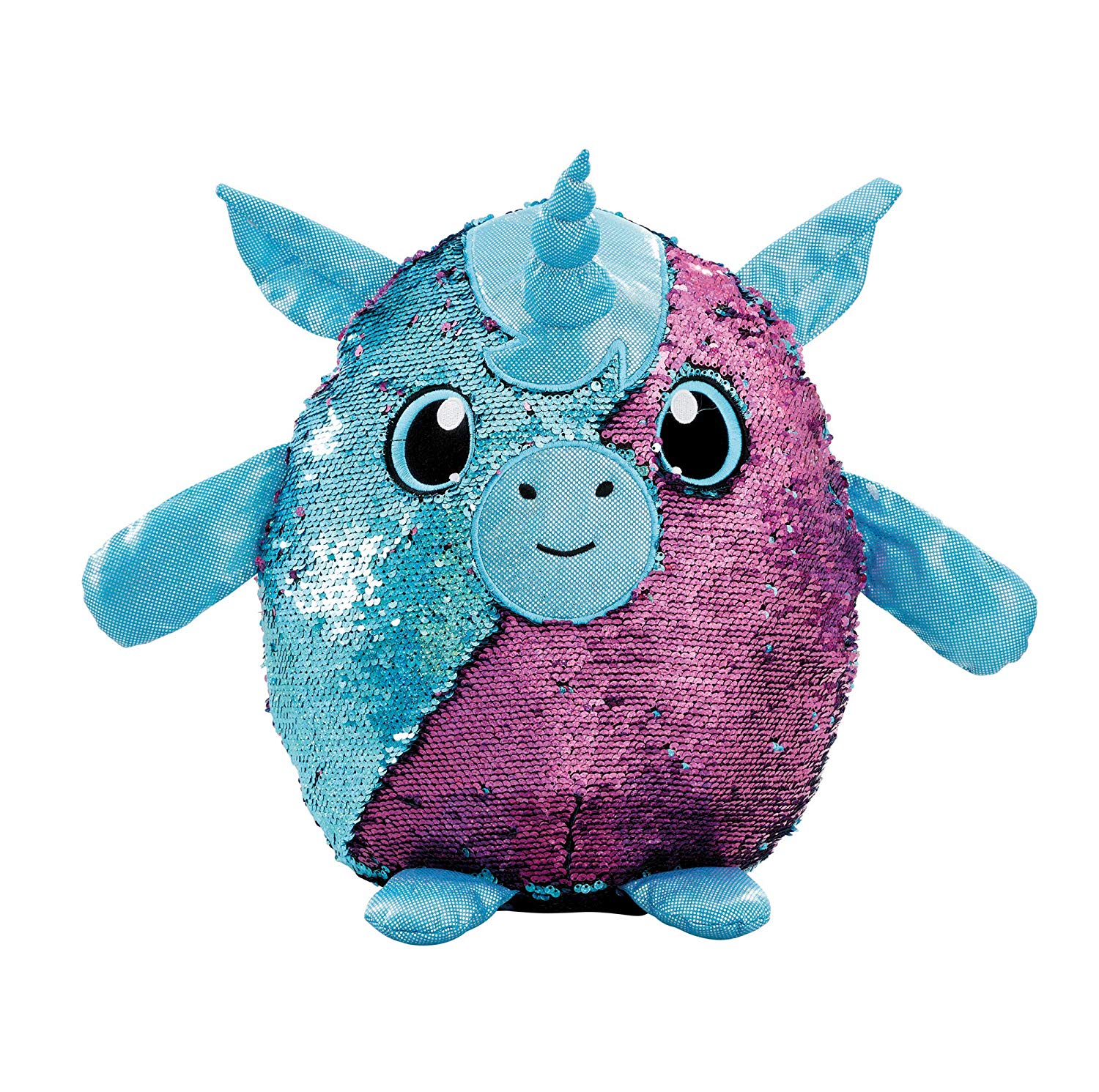 magic sequin plush unicorn