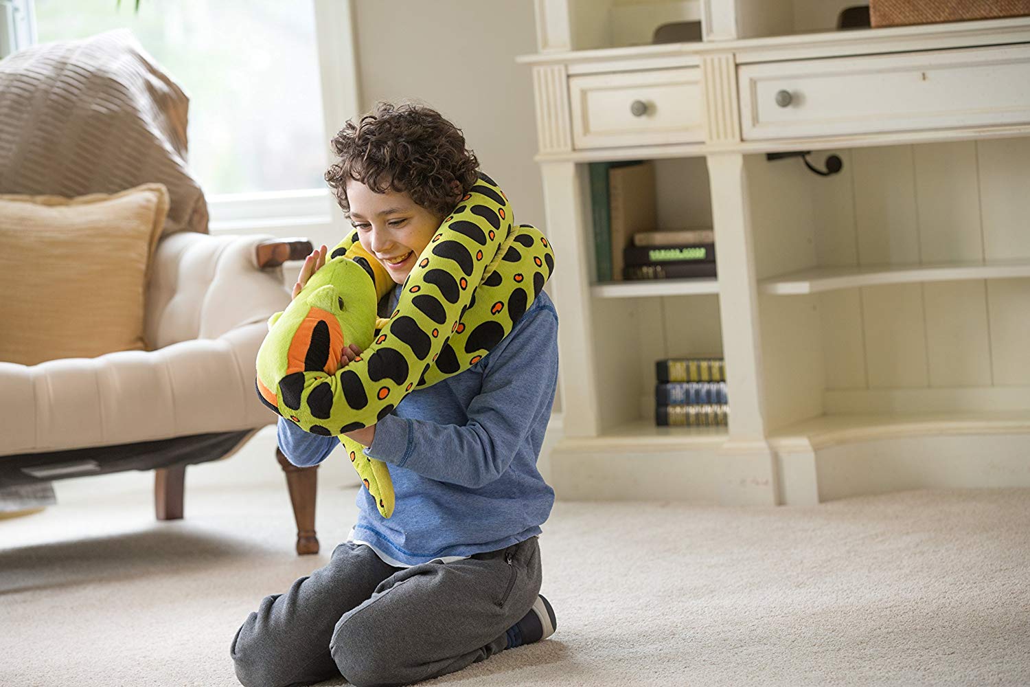 Wild Republic 21689 Serpiente Peluches Jumbo Plush Snake Anaconda, Soft Toy, 280 cm, Multi - Image 4