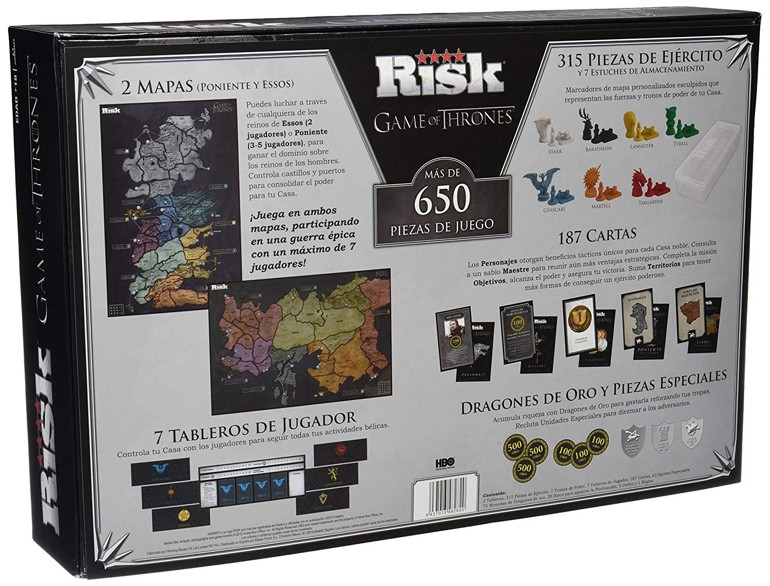 JUEGO DE TRONOS Game of Thrones - Risk (Eleven Force S.L ...