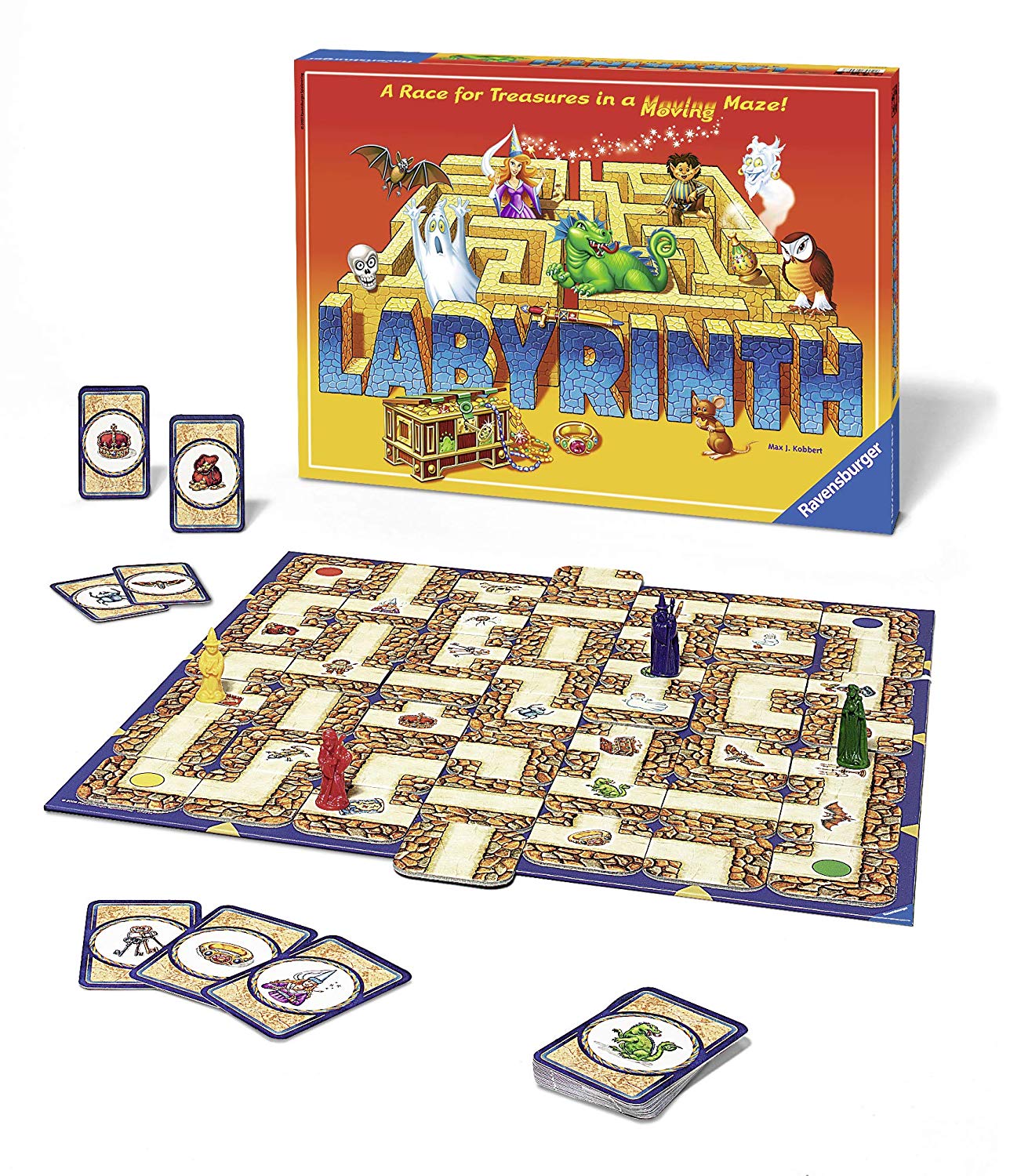 Moving Maze Family Board Game for Kids and Adults Age 7 Ravensburger Labyrinth 