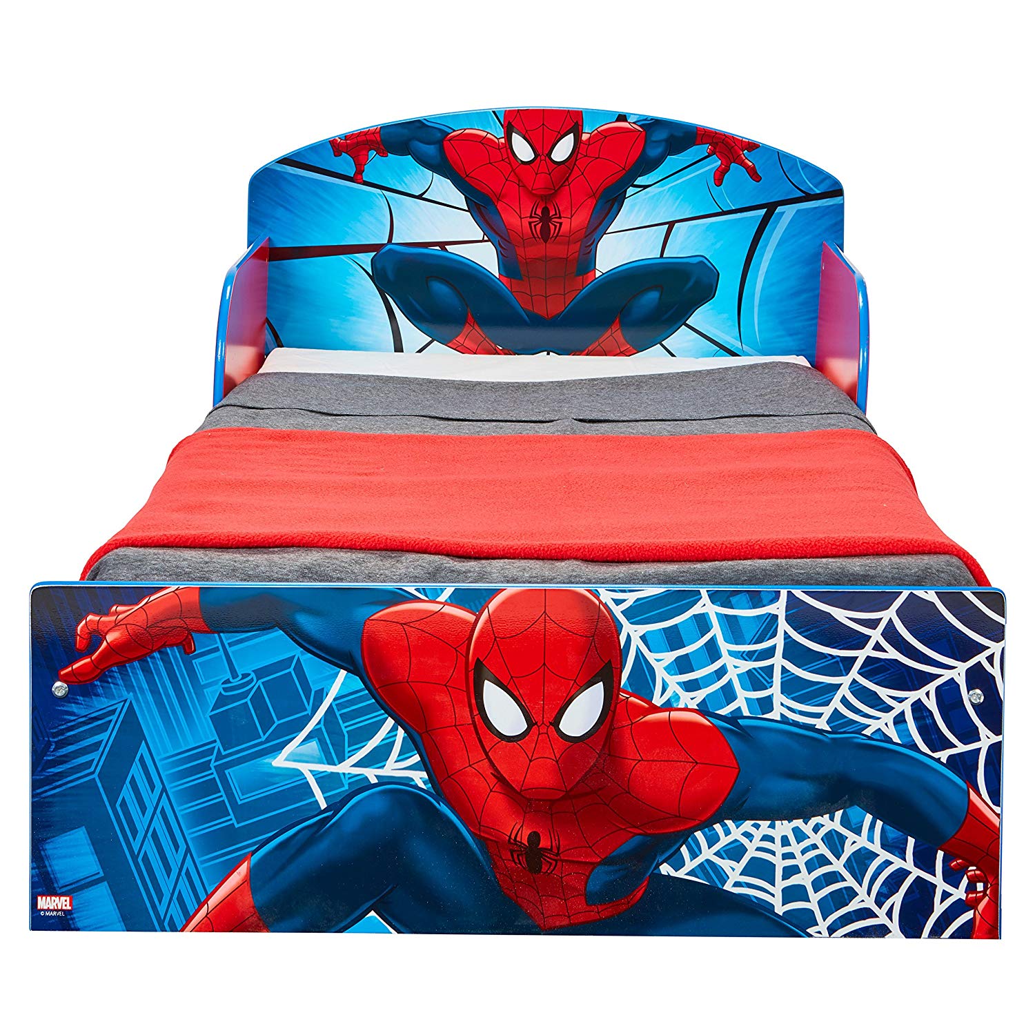Marvel SpiderMan Kids Toddler Bed by HelloHome TopToy