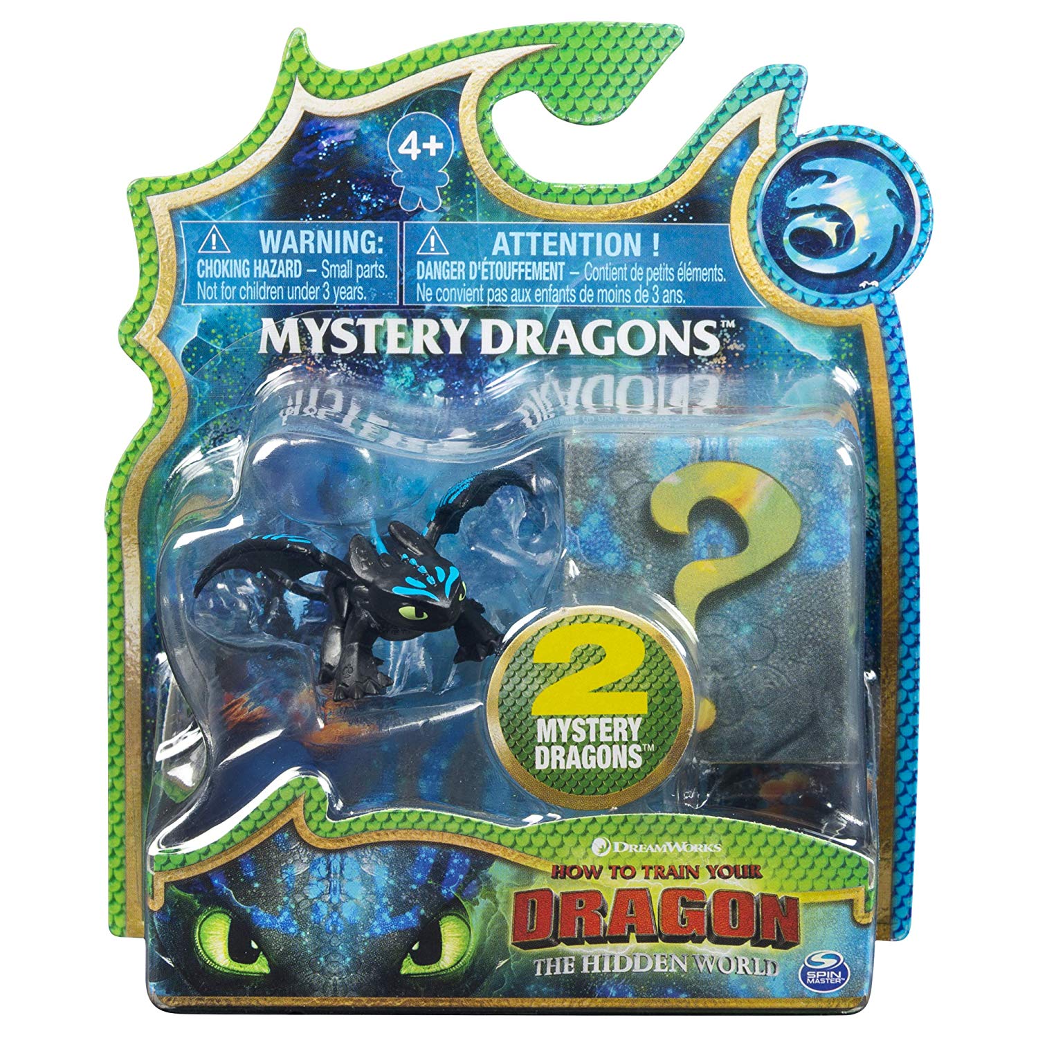 Dreamworks Dragons Mystery Dragons 2-Pack, Collectible Dragon Figures ...