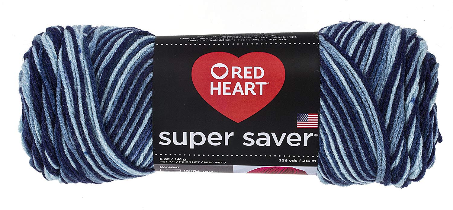 Coats Yarn Red Heart Super Saver Yarn-Shaded Dusk, Other, Multicoloured
