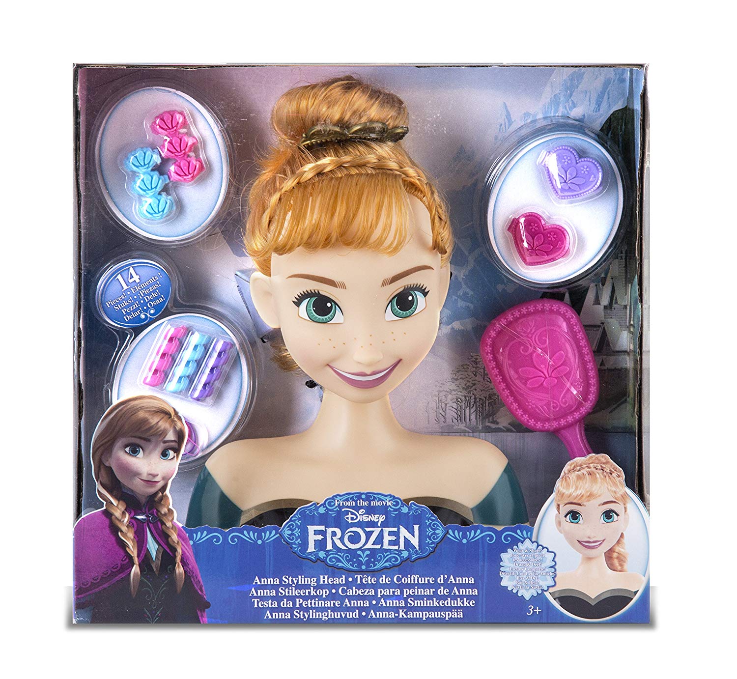 Frozen Elsa Majestic Styling Head New In Box | #1820365401