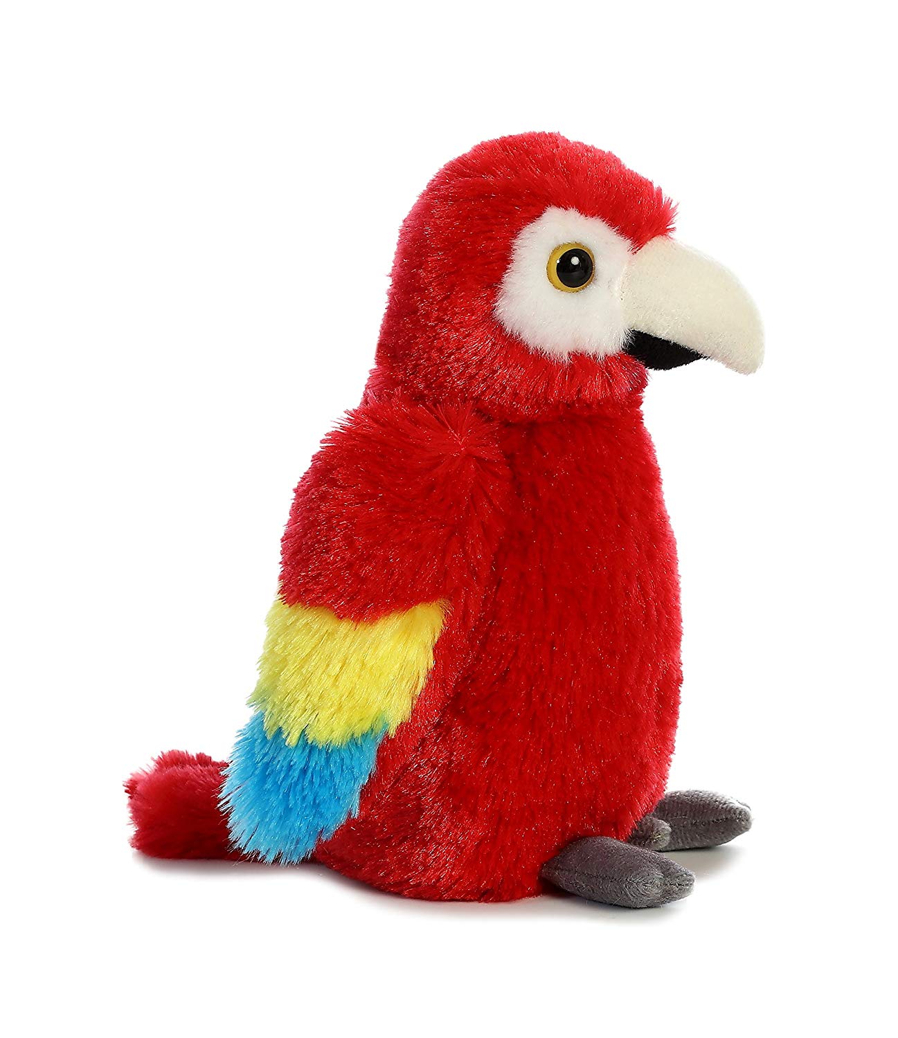 AURORA, 31738, Mini Flopsie Scarlet Macaw Parrot, 8In, Soft Toy, Red - Image 3