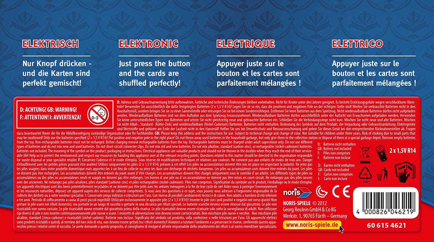 Deluxe Electrical Card Mixing Machine (MultiColour) TopToy