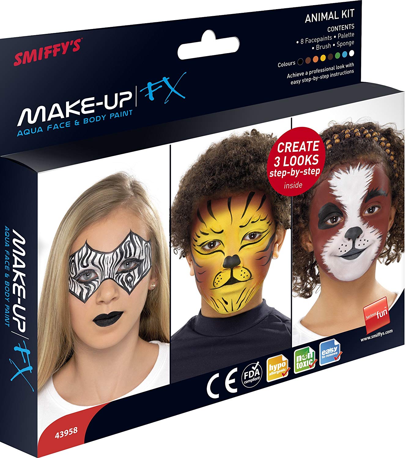 Smiffys Makeup FX Adult Blue main image 1