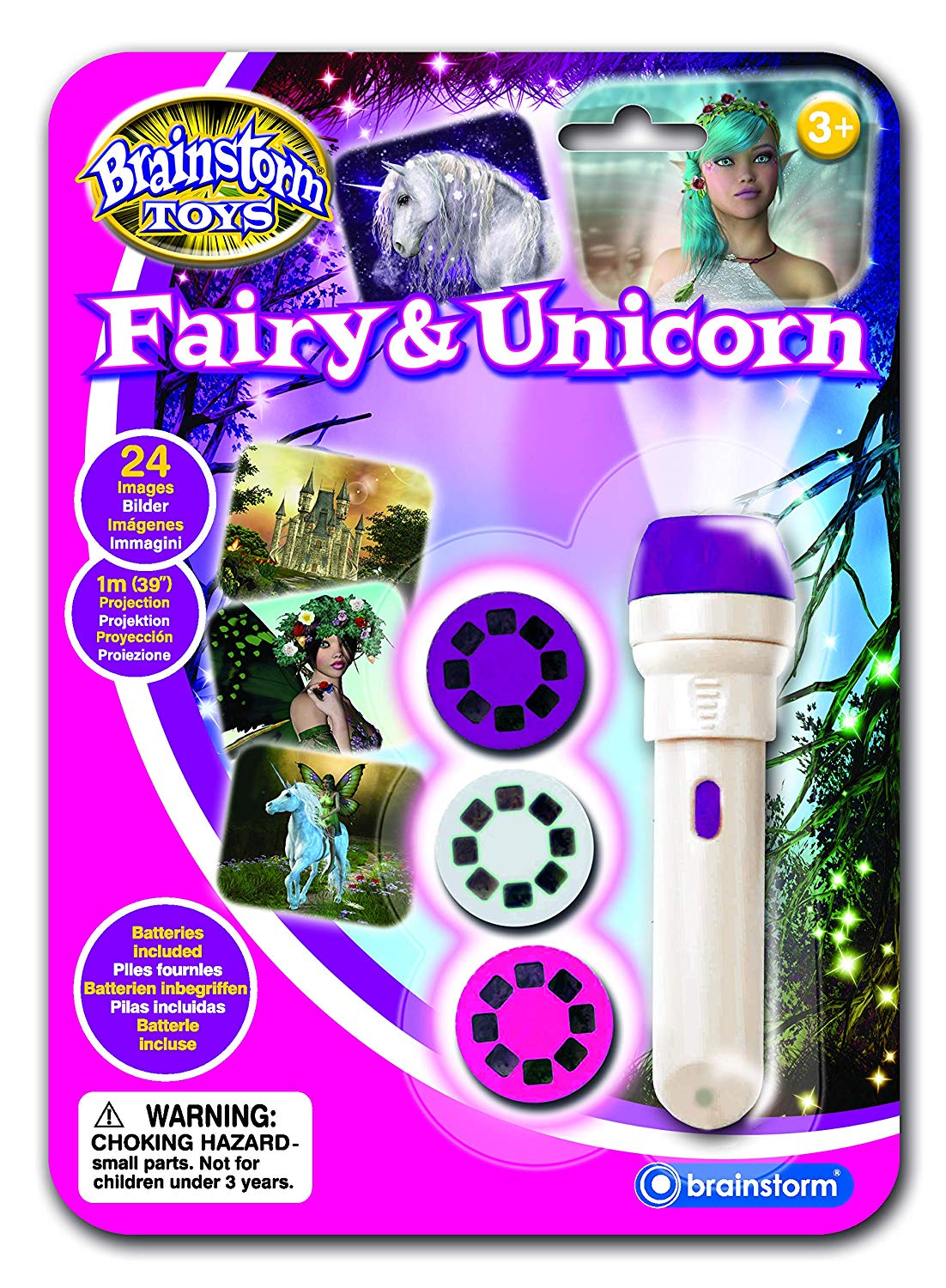 Brainstorm Toys "My Very Own Fairy and Unicorn Torch and Projector 