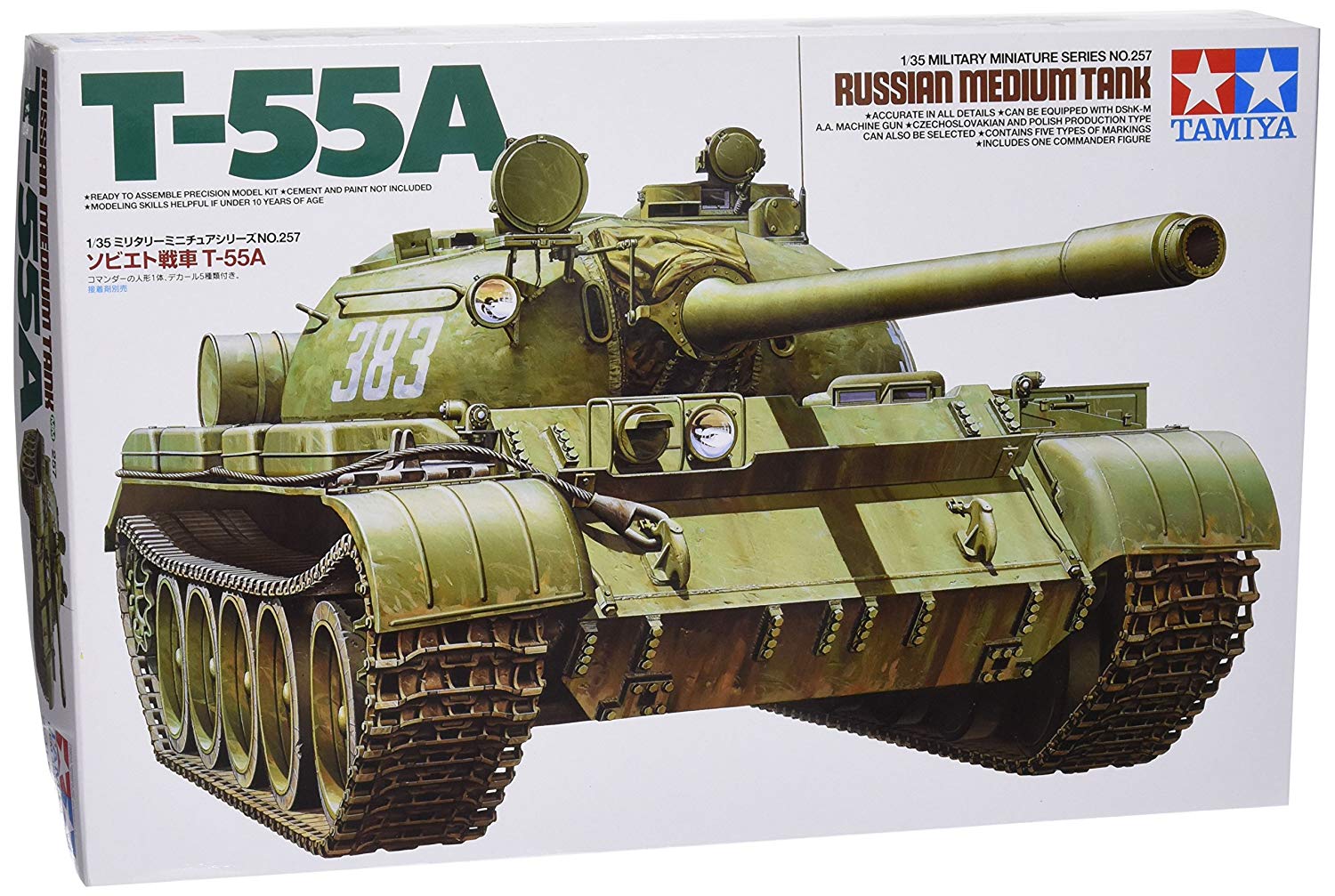 Tamiya 300035257&nbsp;&ndash;&nbsp;1:35&nbsp;Russian Military Combat Tank T-55&nbsp;A (1)