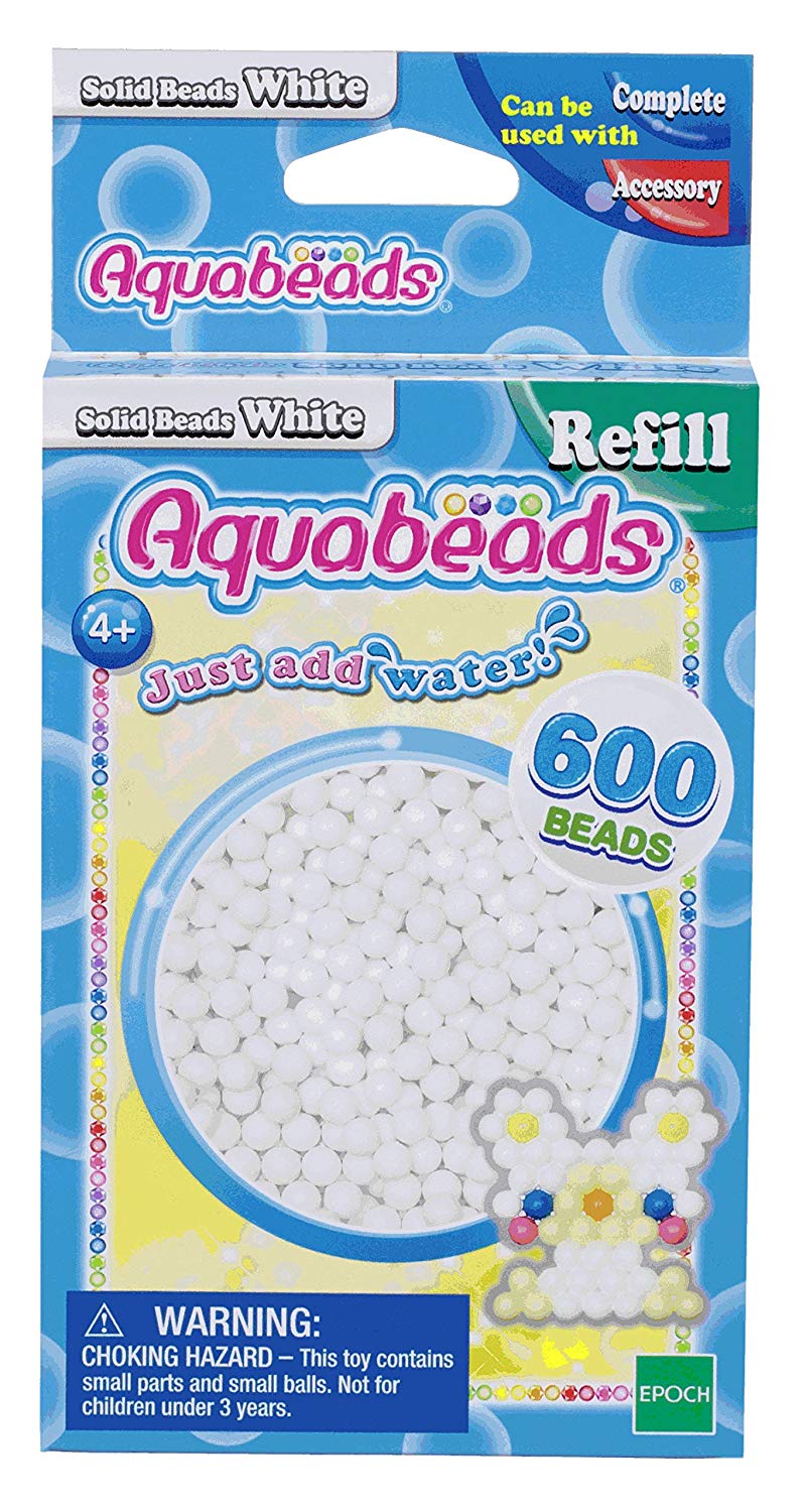 Fundamental Toys Aquabeads - Solid Beads, White - Macy's