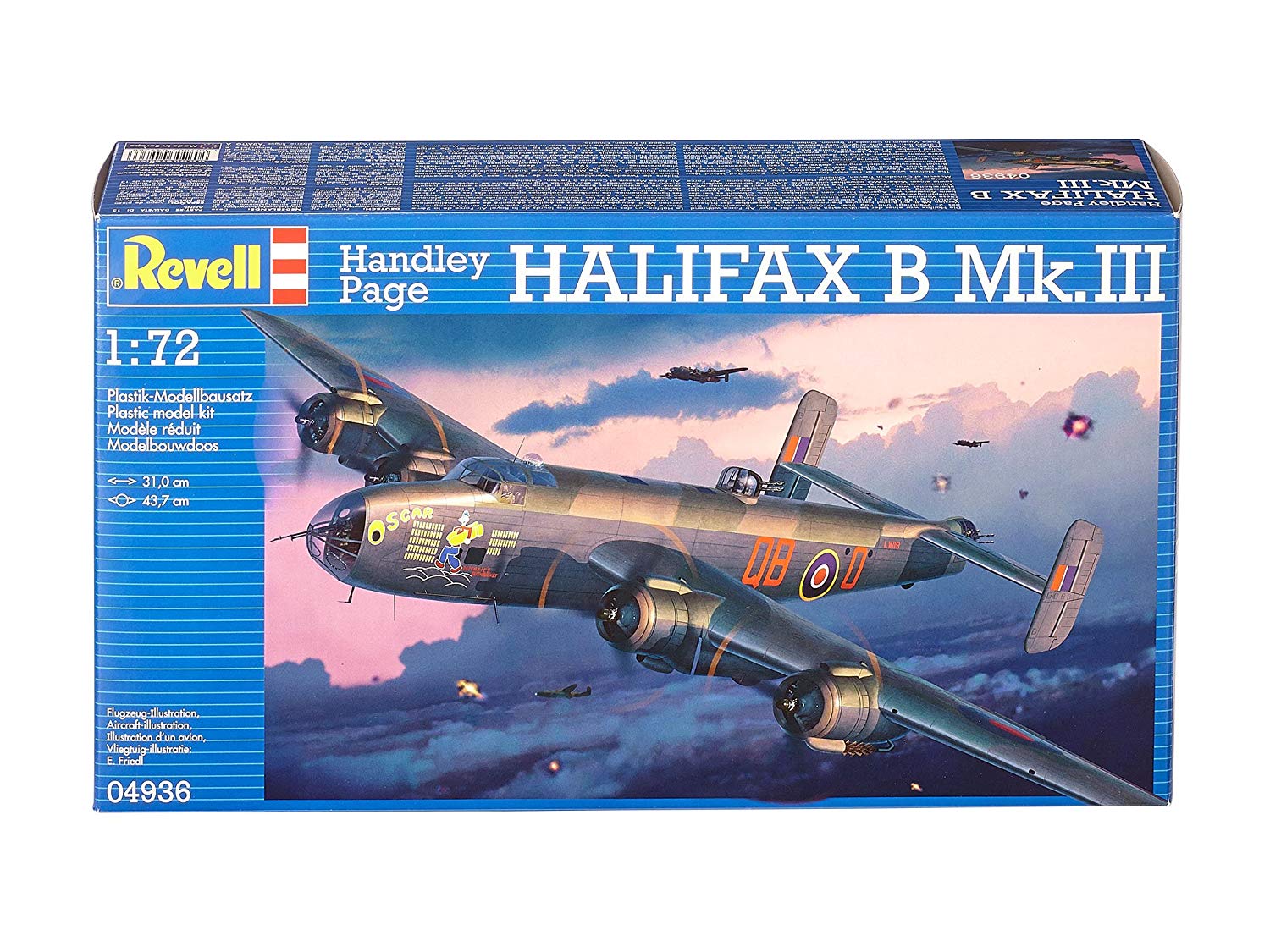 Revell 04936 Handley Page Halifax B Mk Model Kit TopToy