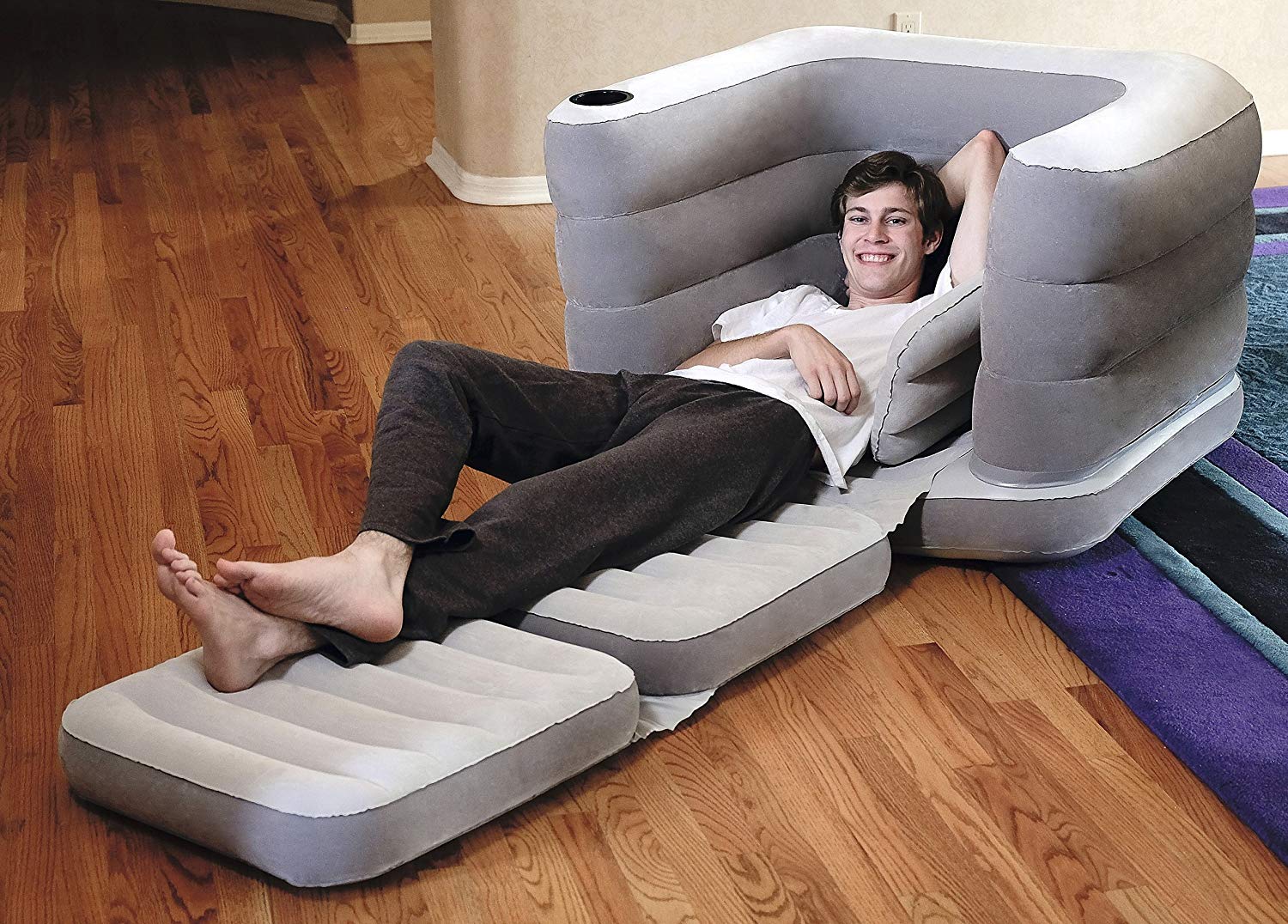 bestway multi max ii inflatable air sofa bed