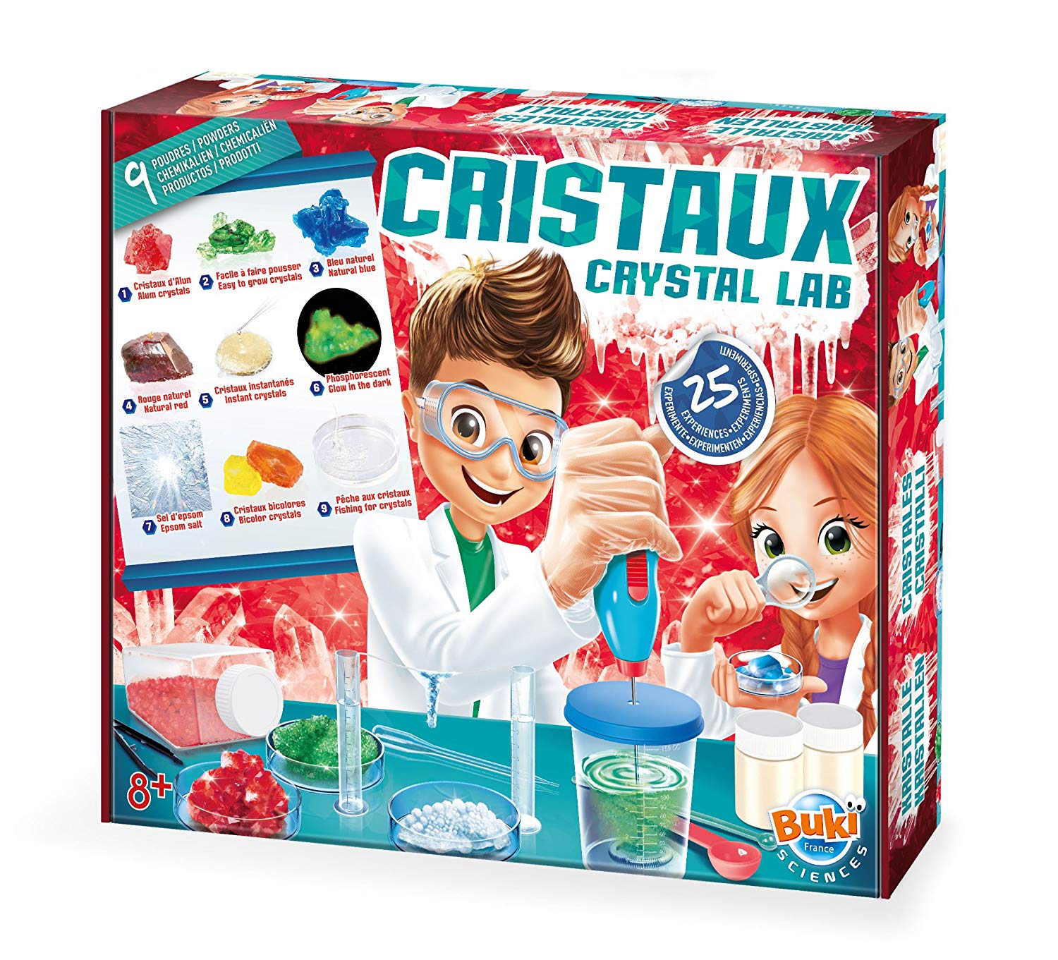 BUKI CM005 – Crystal Lab 25 experiments – TopToy