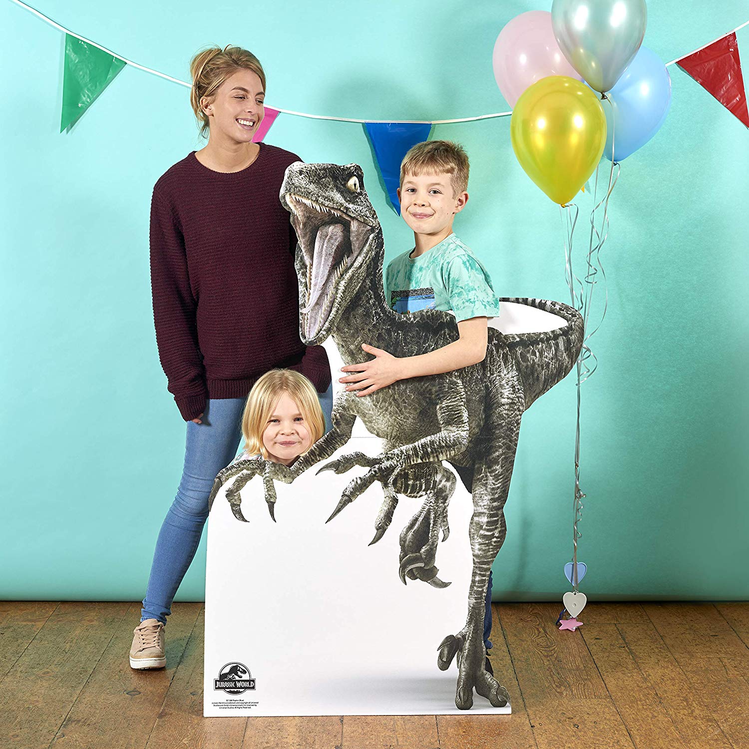 Official Jurassic World Baby Triceratops Dinosaur 135cm cut out SC1282, Nancy Loves, SC1282, Jurassic world, Jurassic world cut outs