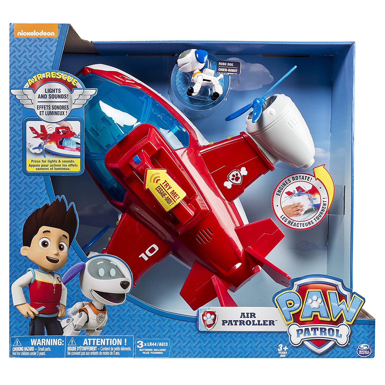 Paw Patrol 6026623 Robo Dog PAW VHC Air Patroller EML, Multicolour