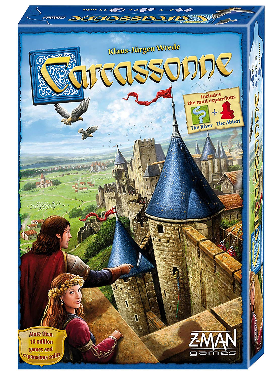 Z-Man Games UNBOX Now | Carcassonne Board Game | Board Game (BASE GAME) | Ages 7 and up | 2-5 Players | 45 Minutes Playing Time - Image 2