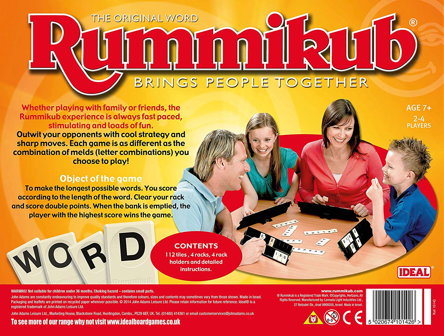 Rummikub Word Game 