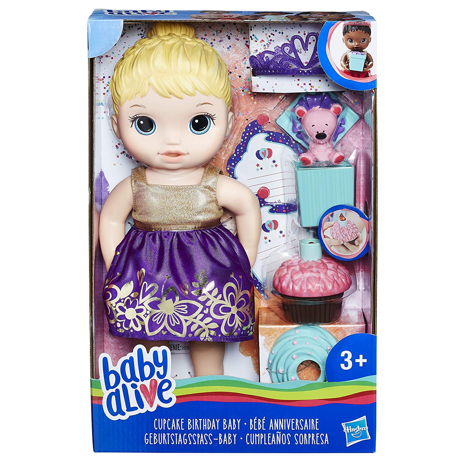 Hasbro Baby Alive E0596ES1 Birthday – Fun Baby Doll – TopToy