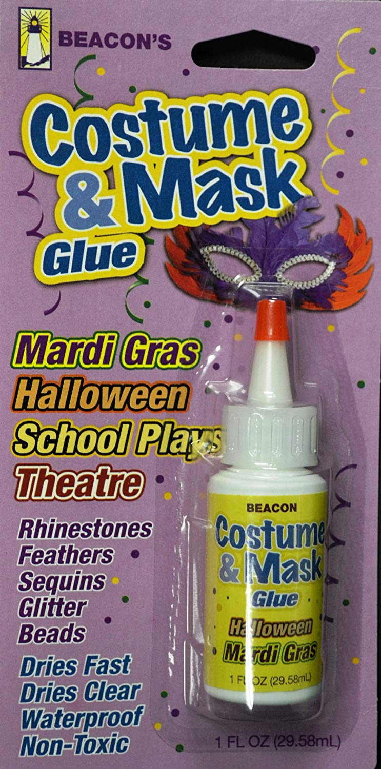 Costume & Mask Glue 29 ml Medium Dries Bottle, Clear TopToy