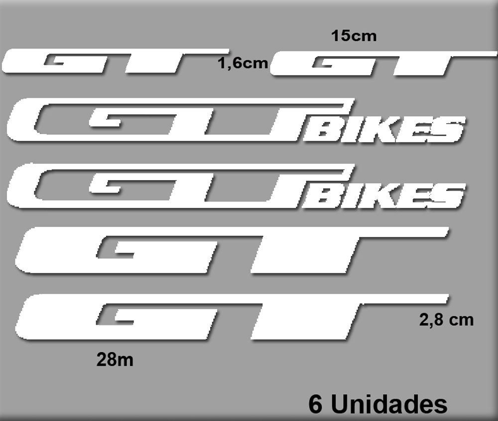 Ecoshirt R6G1CFUJ7U Stickers GT Bikes R70 Stickers Aufkleber Decals