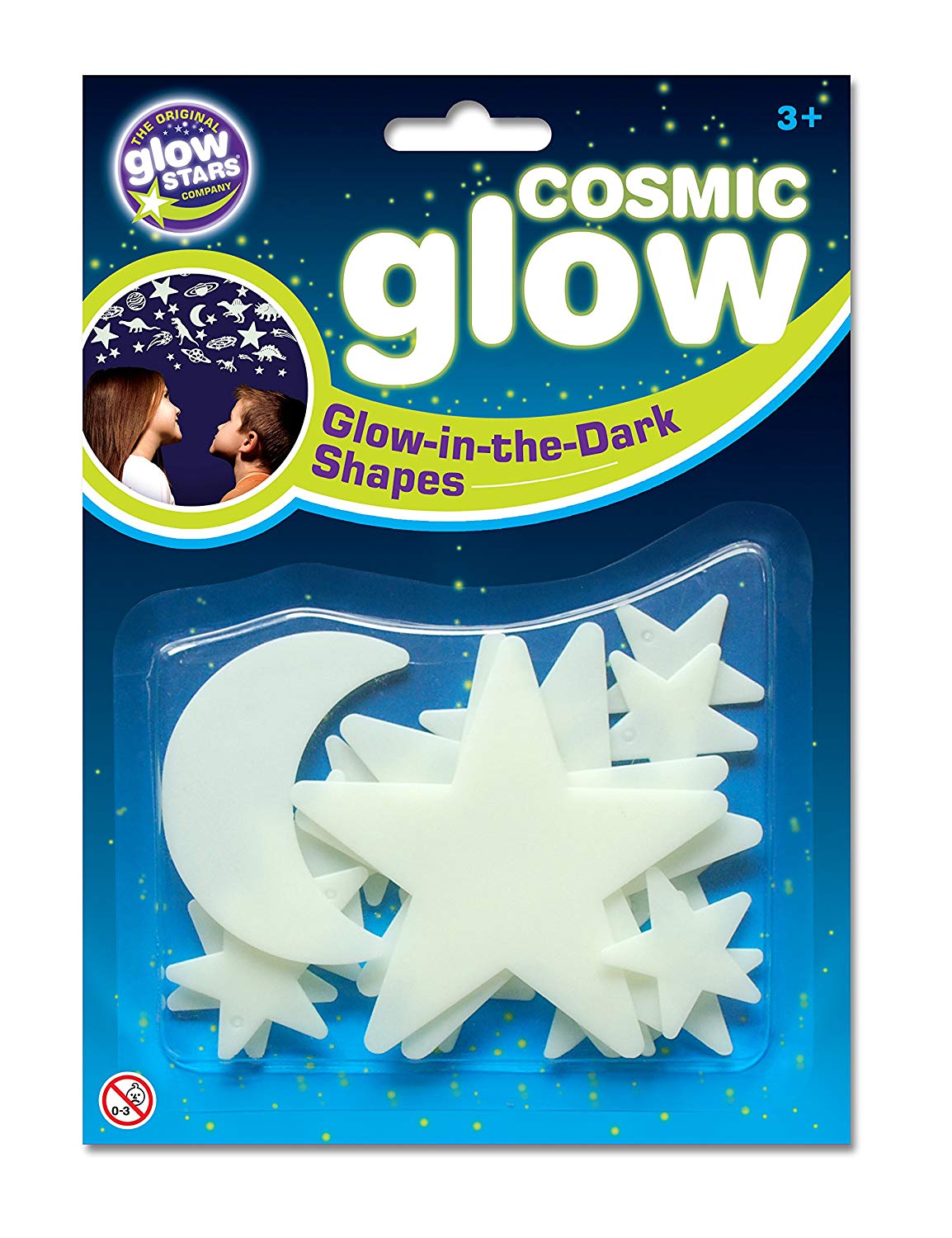 La empresa de brillo original estrellas Brainstorm B8600 Cosmic Glow Luna Y Estrellas