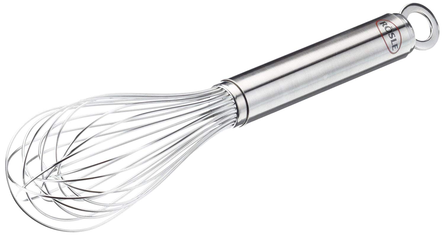 Rösle Balloon Whisk 27cm, Stainless Steel/Black