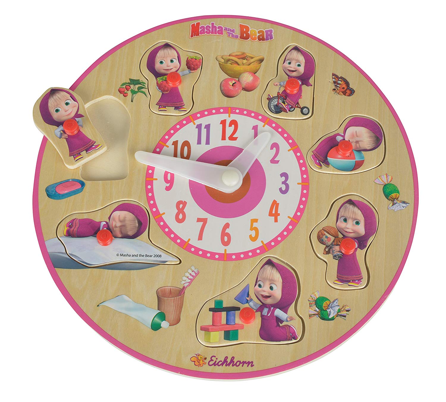 EverEarth Wooden Teaching Clock - Baby Vegas - View #8